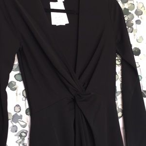 💥H&M Front Twist black Maxi Dress💥